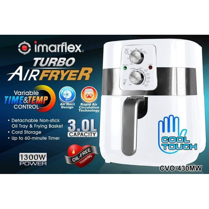 IMARFLEX Turbo Air Fryer CVO 430MW Shopee Philippines