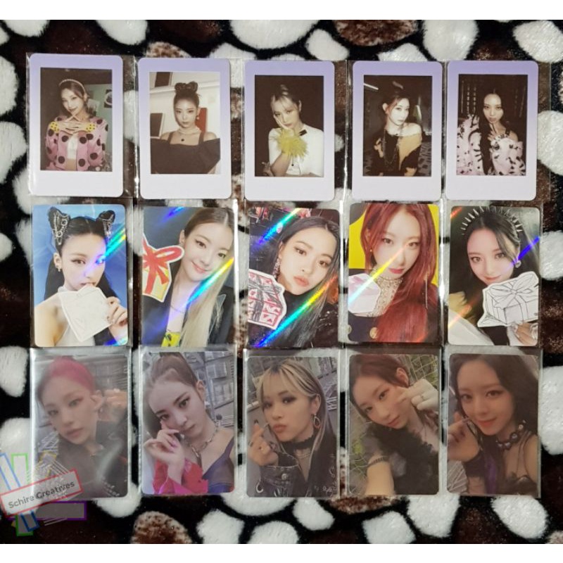 ITZY Photocard Crazy In Love Aladdin Withdrama and Synnara