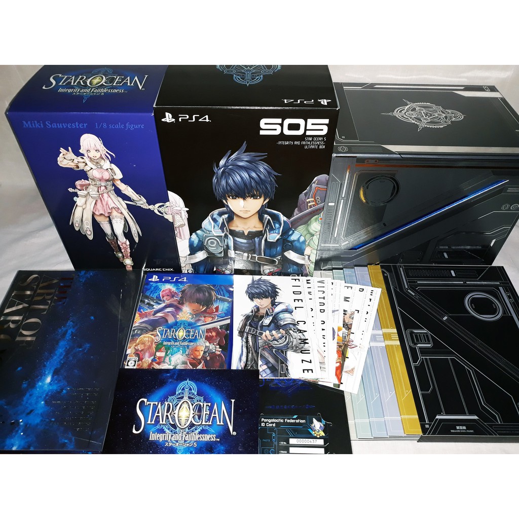 Star Ocean 5 -Integrity and Faithlessness- Ultimate Box (PlayStation 4, JP)  by Square Enix