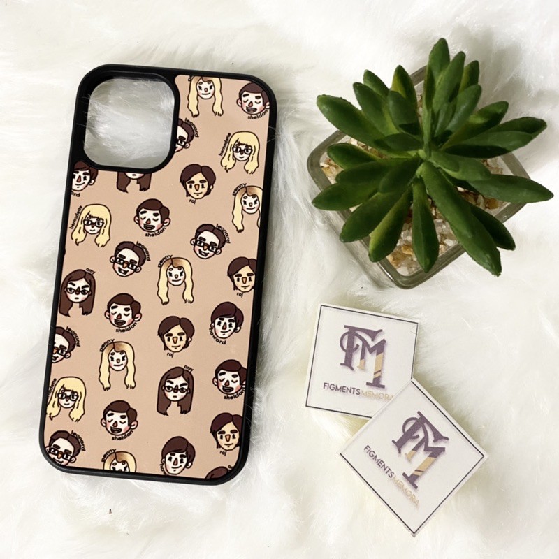 FM The Big Bang Theory Head pattern Phone Case