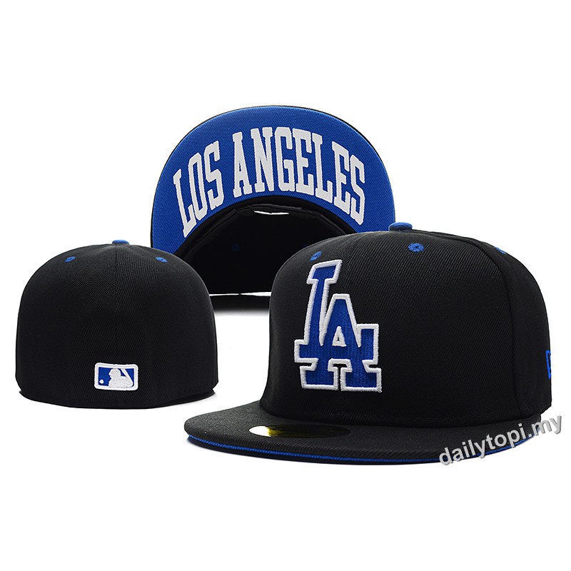 Fitted Snapback Hat LA Dodgers Los Angeles Men Women Hip Hop Topi