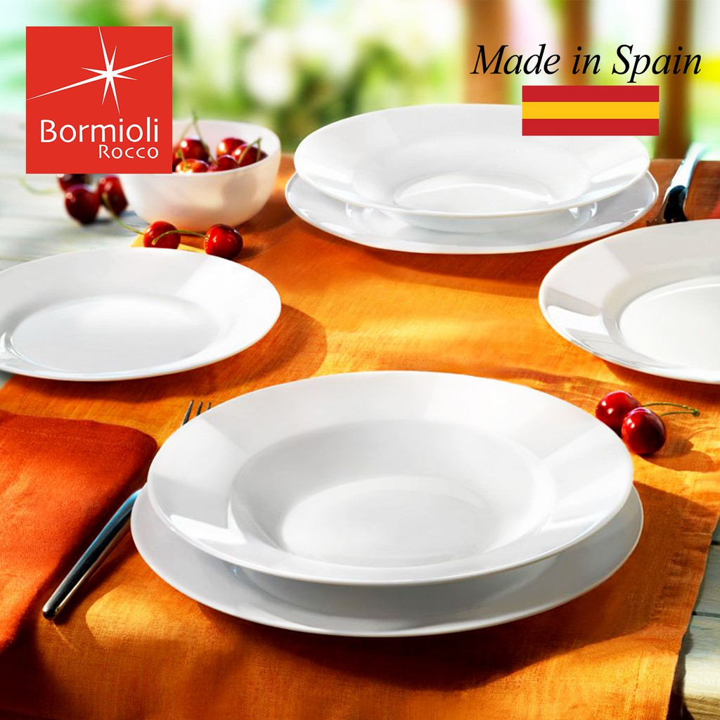 Bormioli Rocco Toledo 18pc Table Set Dinner Set Plates Shopee