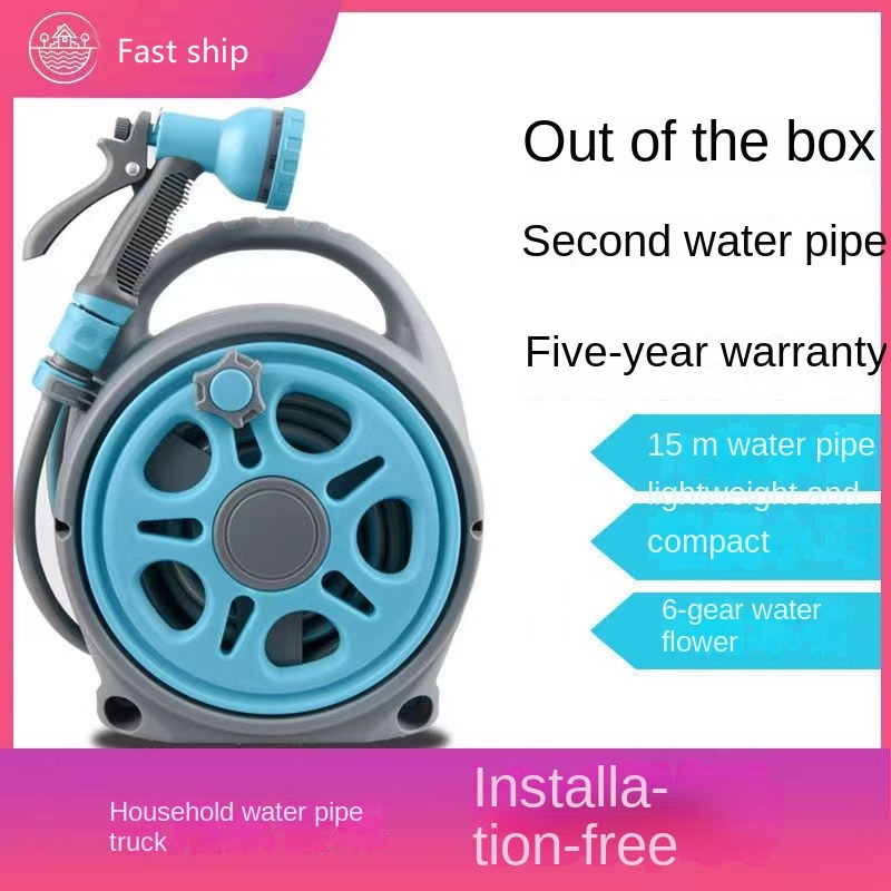 Garden Water Pipe Frame ABS Thickened Hose Reel Rack Portable Hose