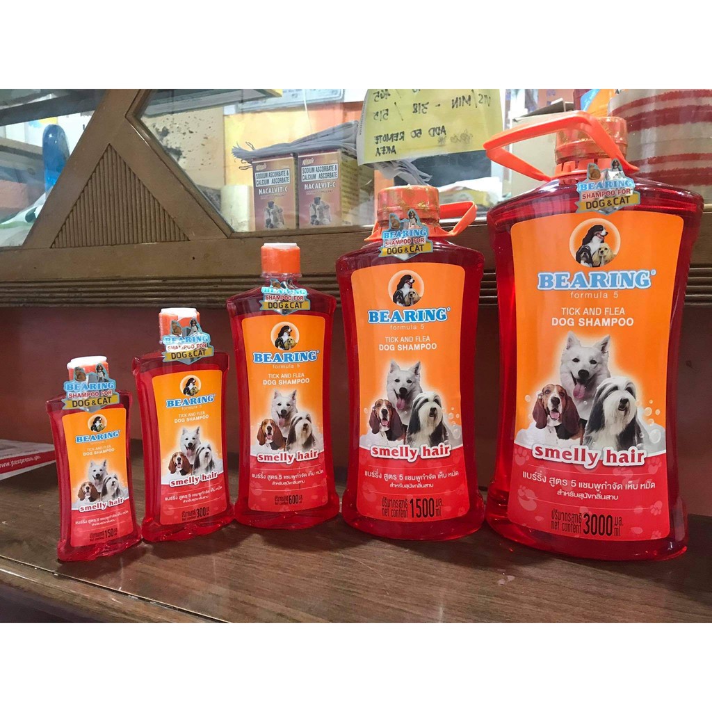 Bearing Anti Tick and Flea Shampoo 600 ml 1500 ml 3000 ml