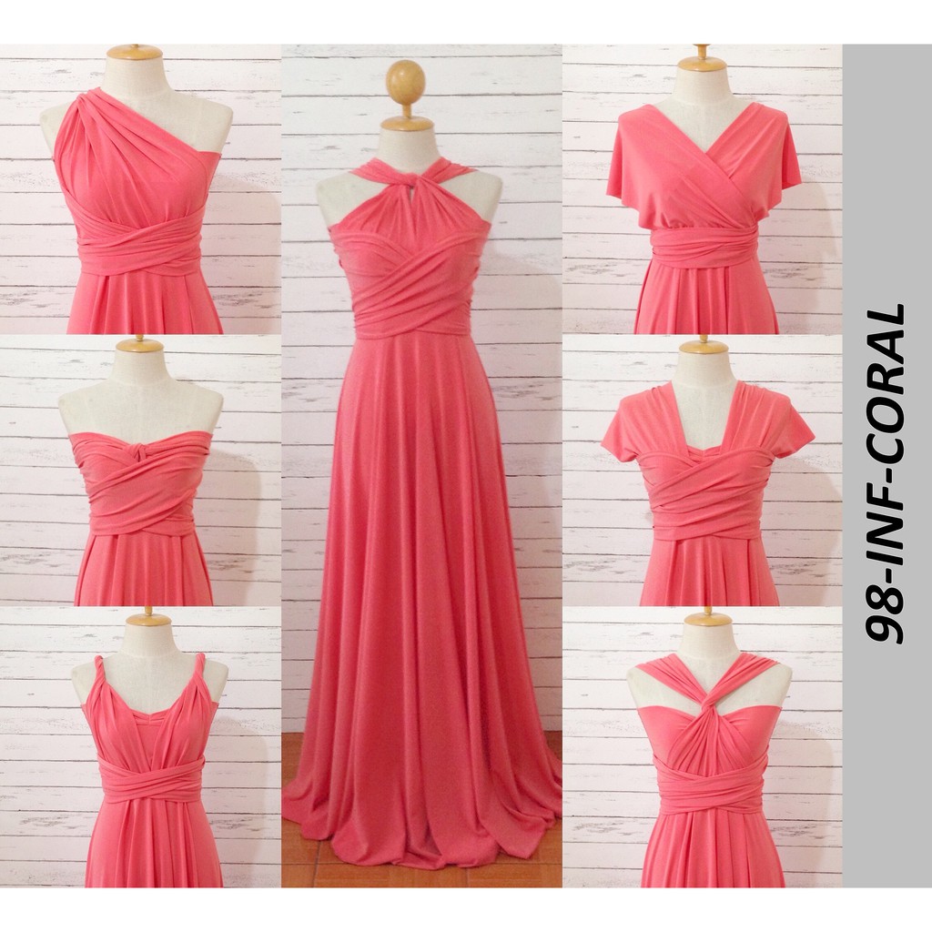 Coral Infinity Dress