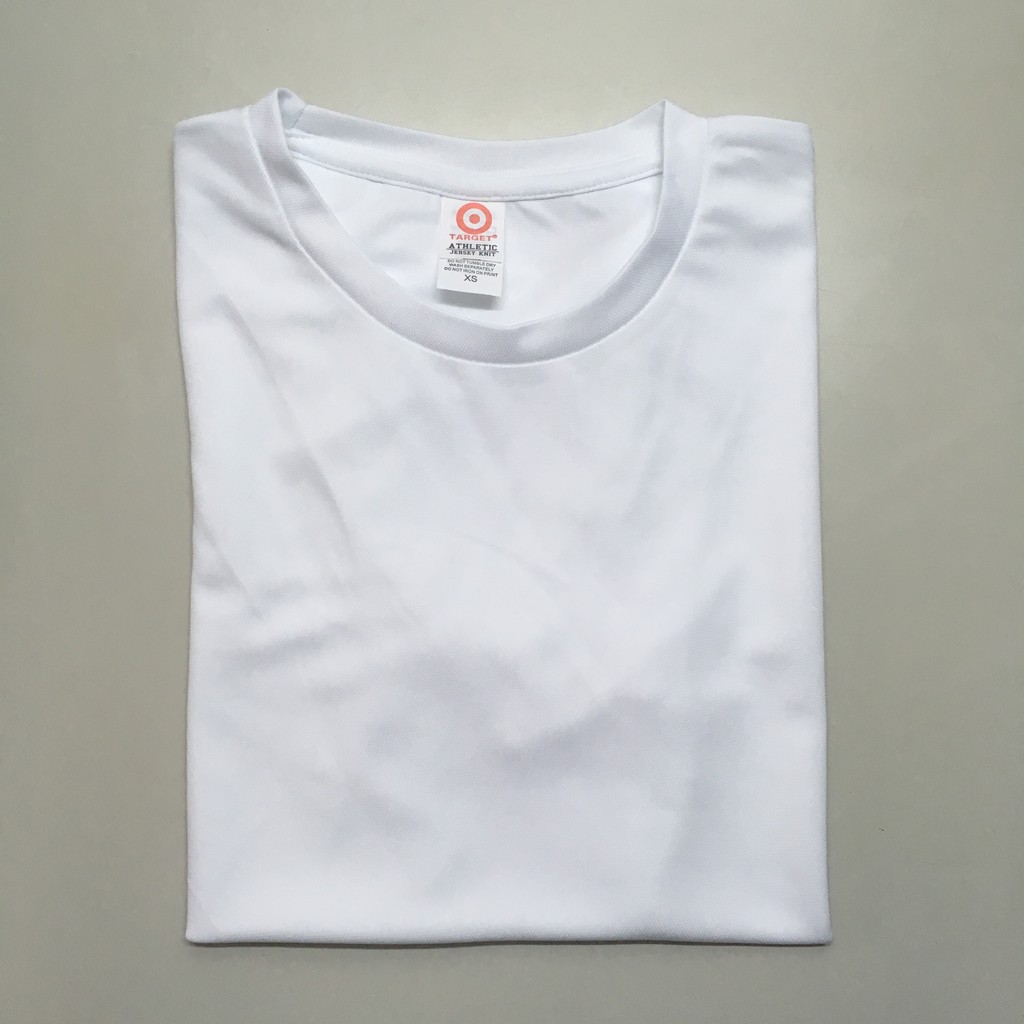 Target Drifit Round Neck T shirt White Shopee Philippines