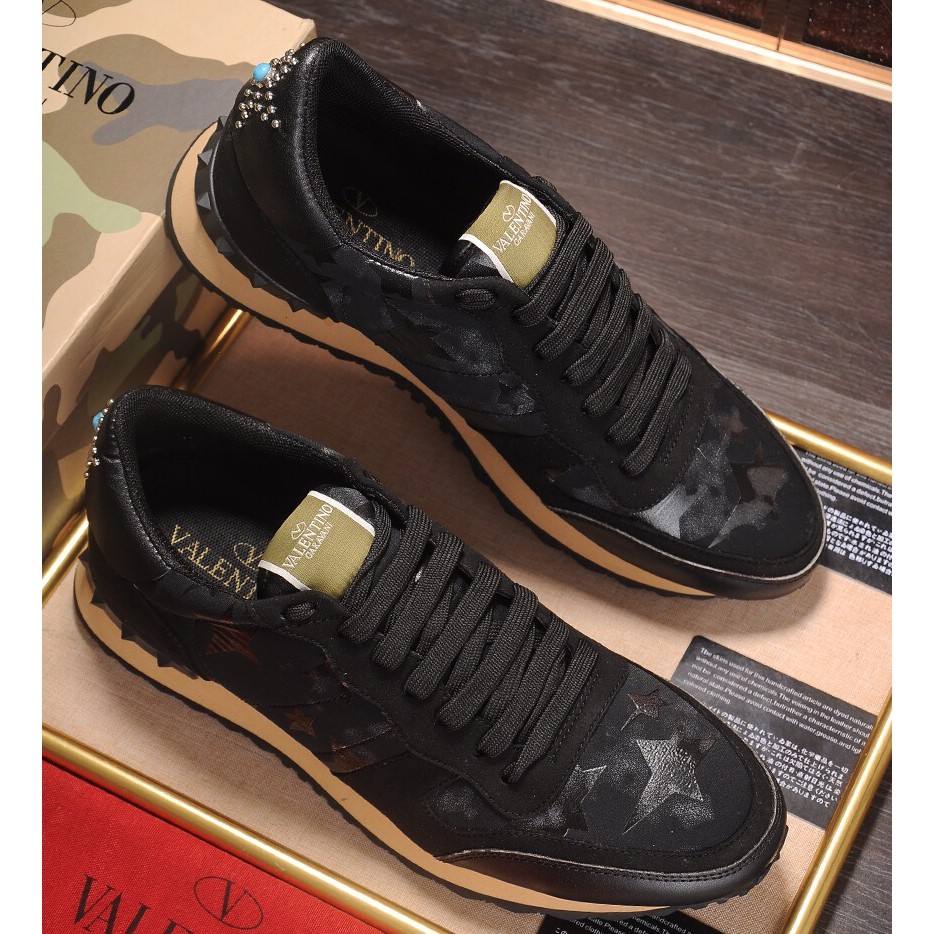 Valentino garavani black outlet shoes