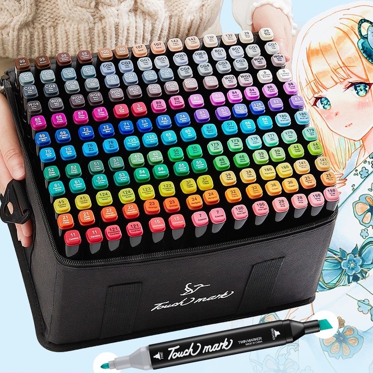 80 colors touch five markers set