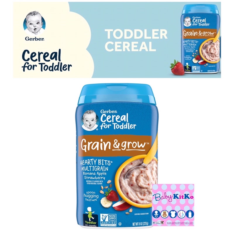 Gerber hearty best sale bits multigrain cereal