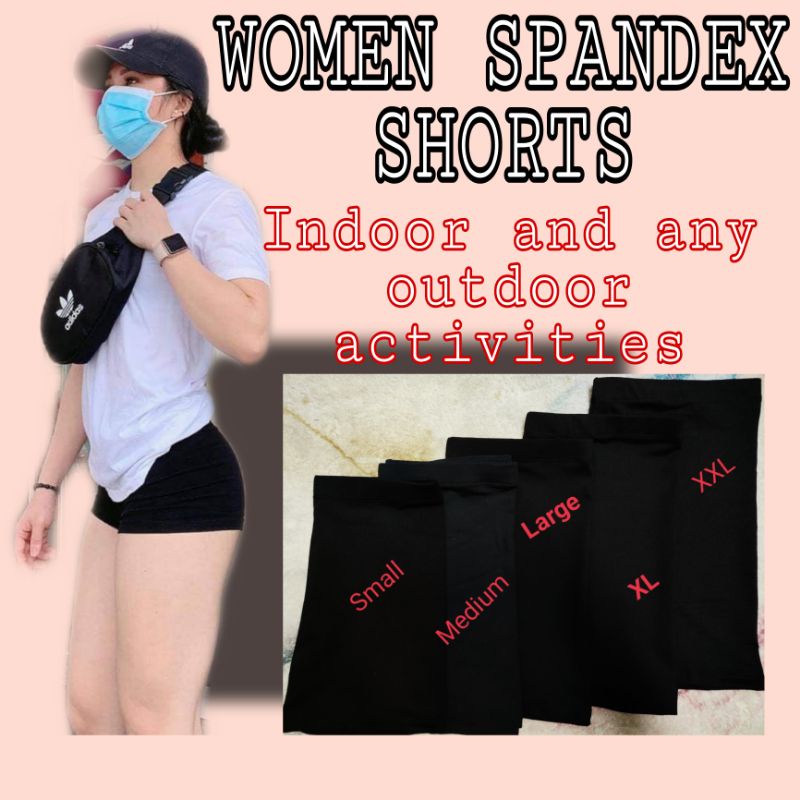 SPANDEX SHORTS INDOOR AND OUTDOOR