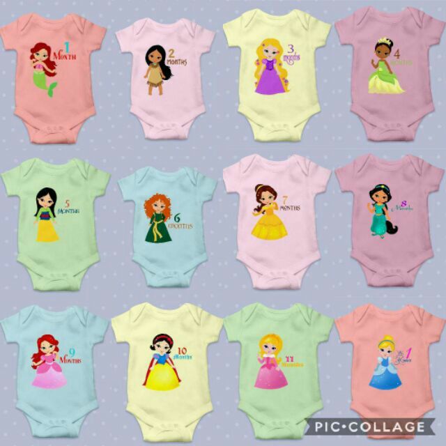 Disney character store onesies for babies