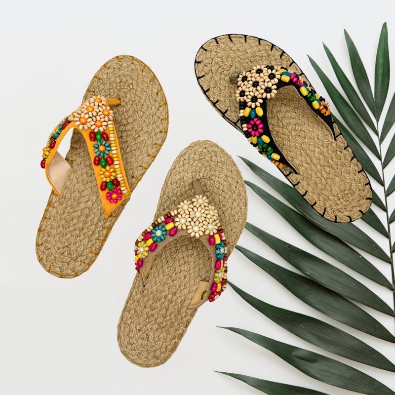 Abaca slippers store