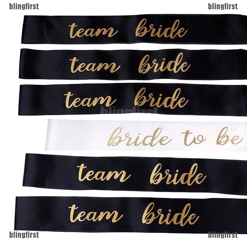 Team store bride sashes