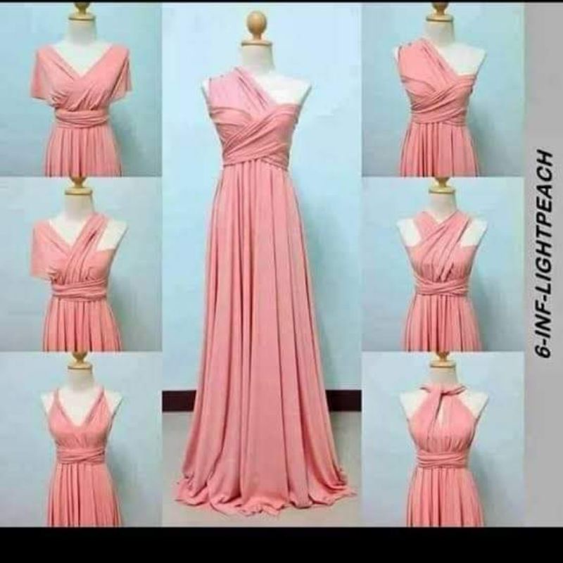 Peach infinity outlet dress