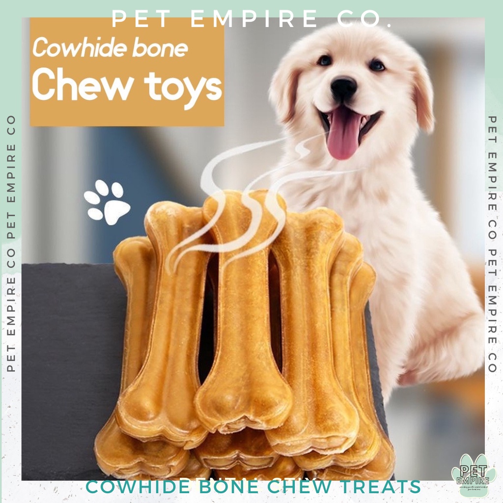 Cowhide dog clearance chew