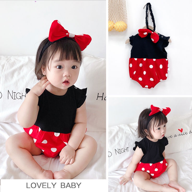 Minnie mouse romper baby on sale girl