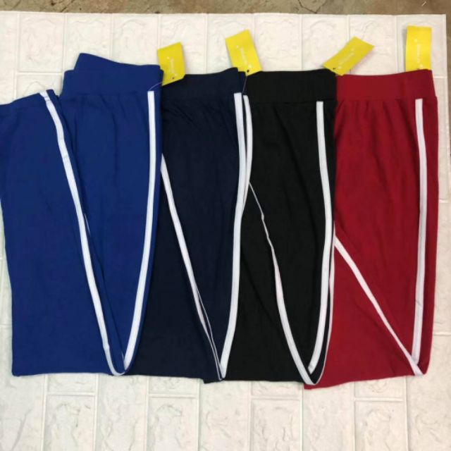 One stripe discount track pants