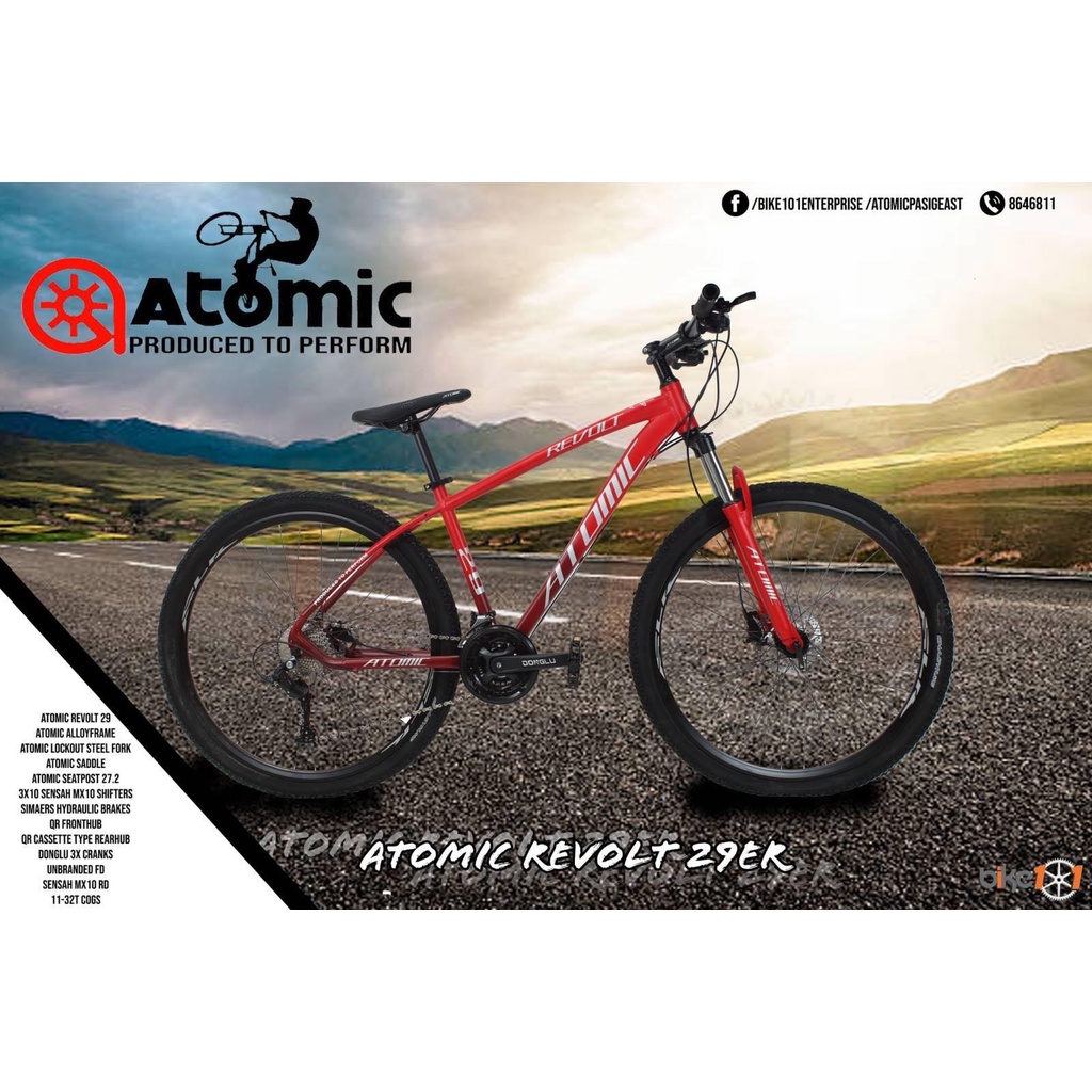 Atomic Bikes Official Atomic Revolt 29 Shopee Philippines