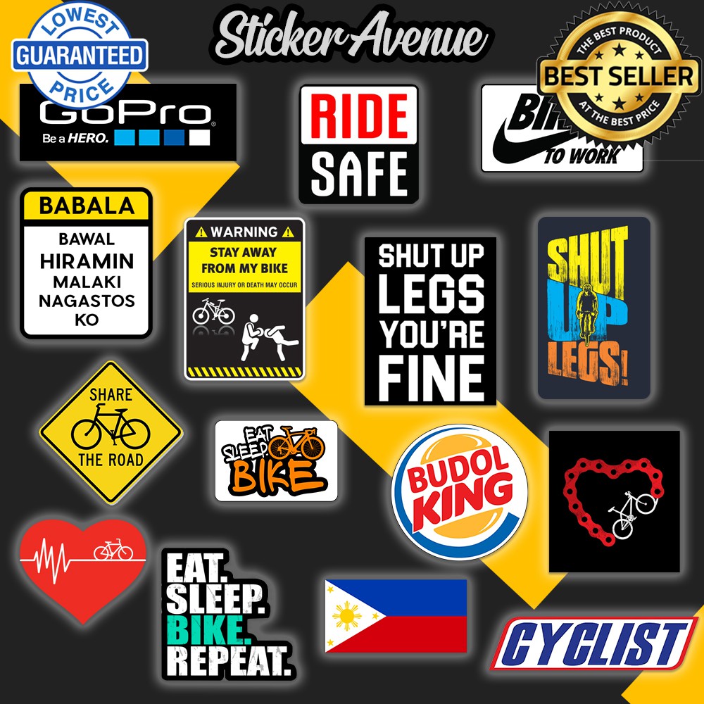 bike small stickers