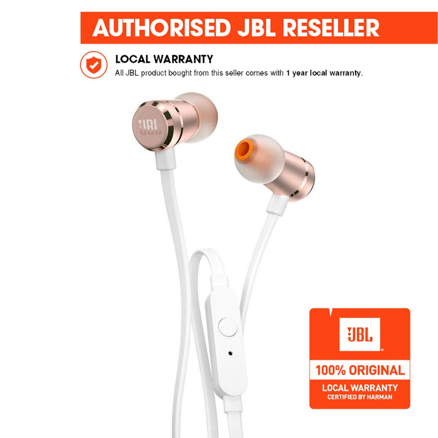 JBL T290 In ear Headphones Rose Gold Shopee Philippines