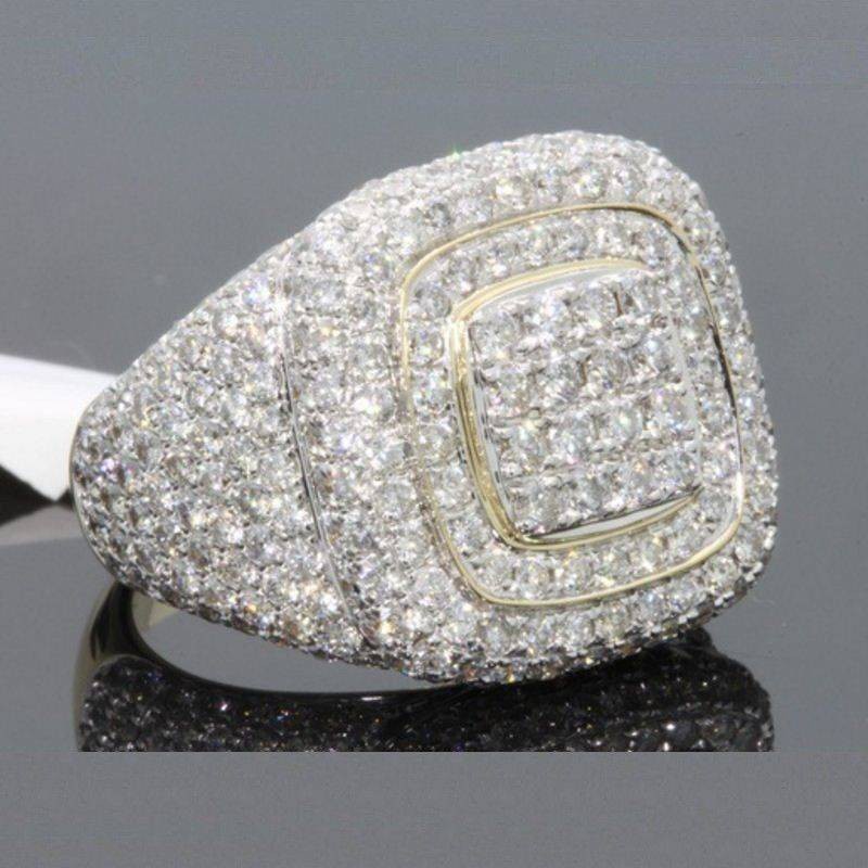 Fake diamond pinky on sale rings