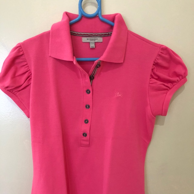 Burberry polo 2024 womens pink