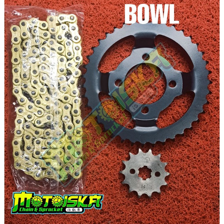 Z125 chain deals and sprocket