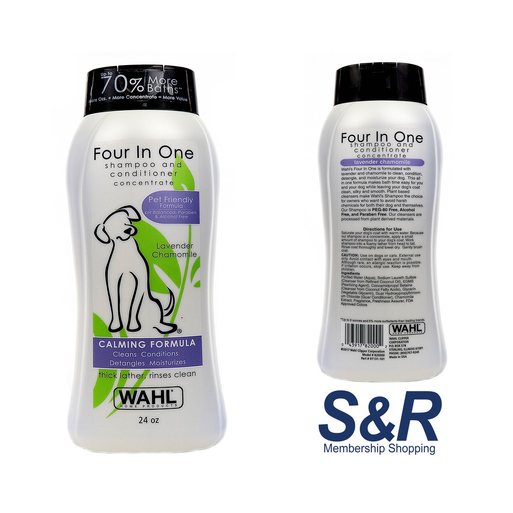 Wahl 4 in 2024 1 dog shampoo