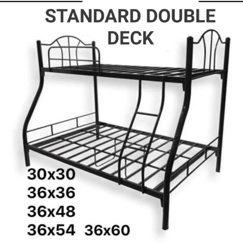 Standard size of double deals deck bed