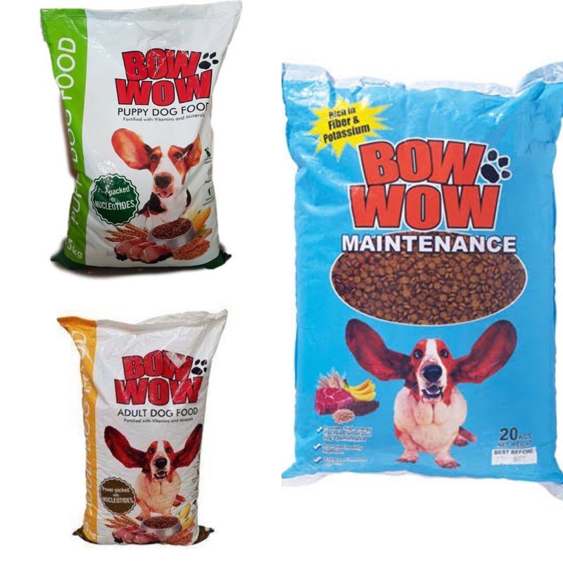 Bow wow maintenance dog sales food