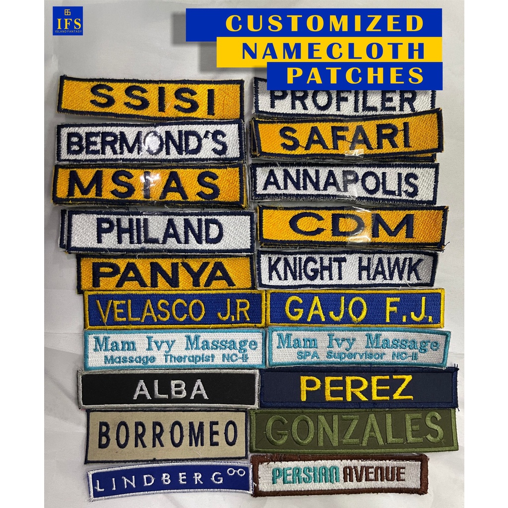 Shop embroidered name for Sale on Shopee Philippines