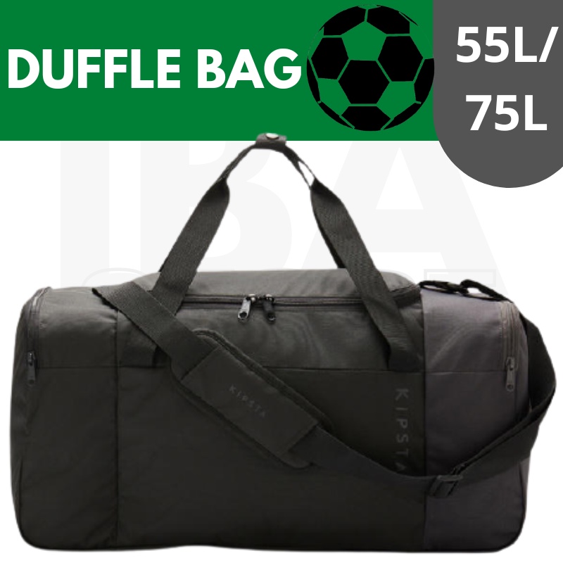 55L Sports Bag Essential - Black - Decathlon