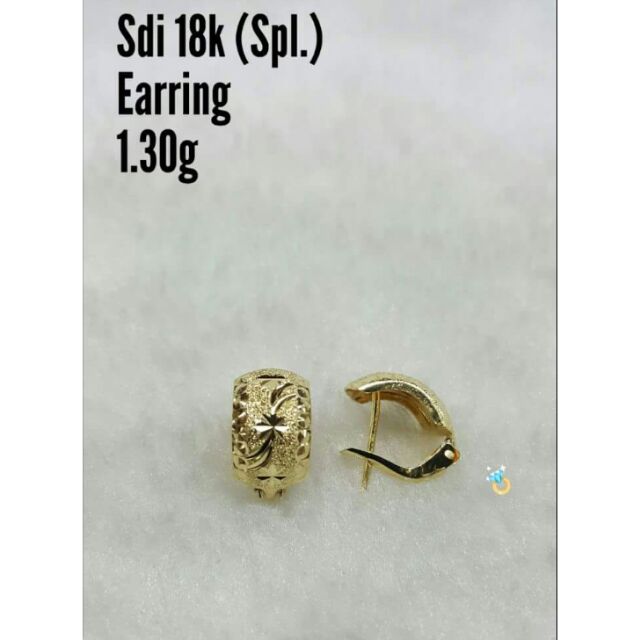 18k gold earrings deals price