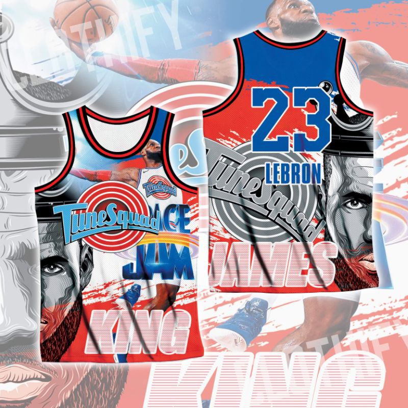 Clothify NBA Jersey Basketball Sando Tune Squad Lebron James