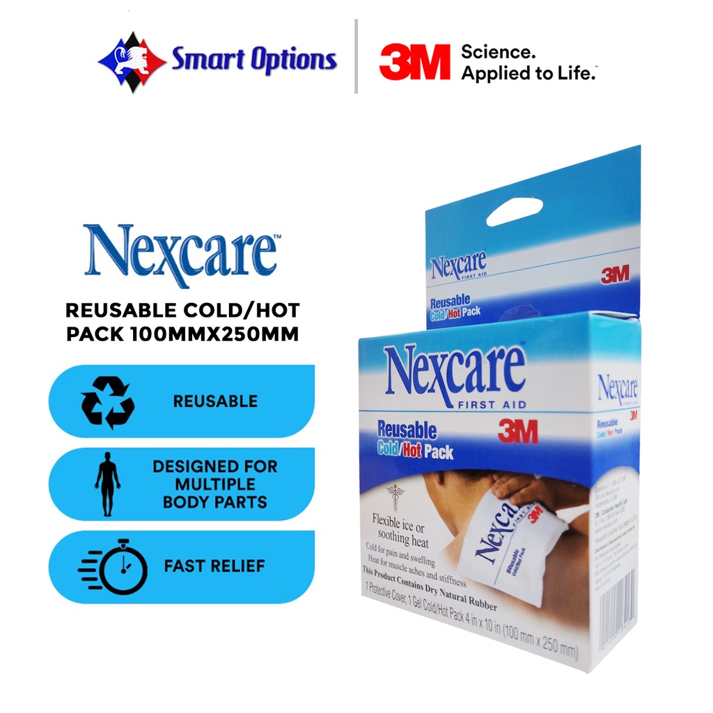 Nexcare Cold/Hot Pack, In X10 In