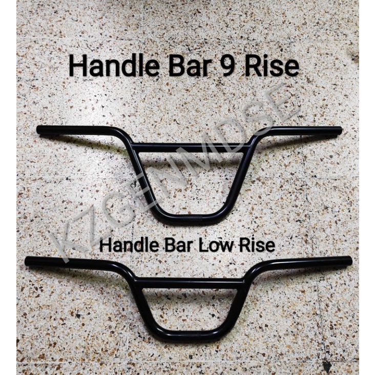 High rise 2024 bmx handlebars