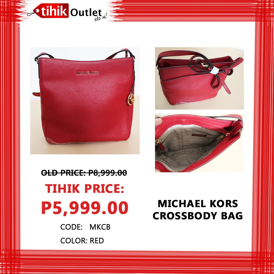 MICHAEL Michael Kors Women's Red Crossbody Bags