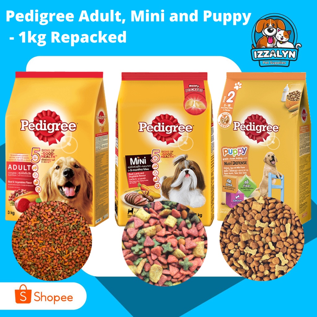 Pedigree dog food hotsell for 1 month puppy