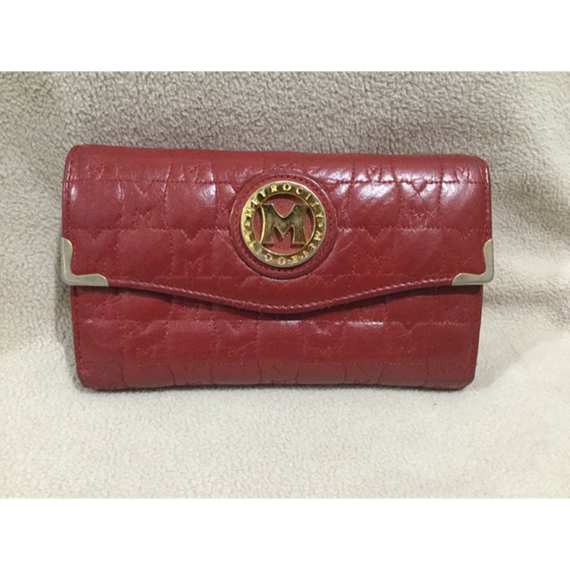 Metro city red wallet authentic, Fesyen Wanita, Tas & Dompet di Carousell