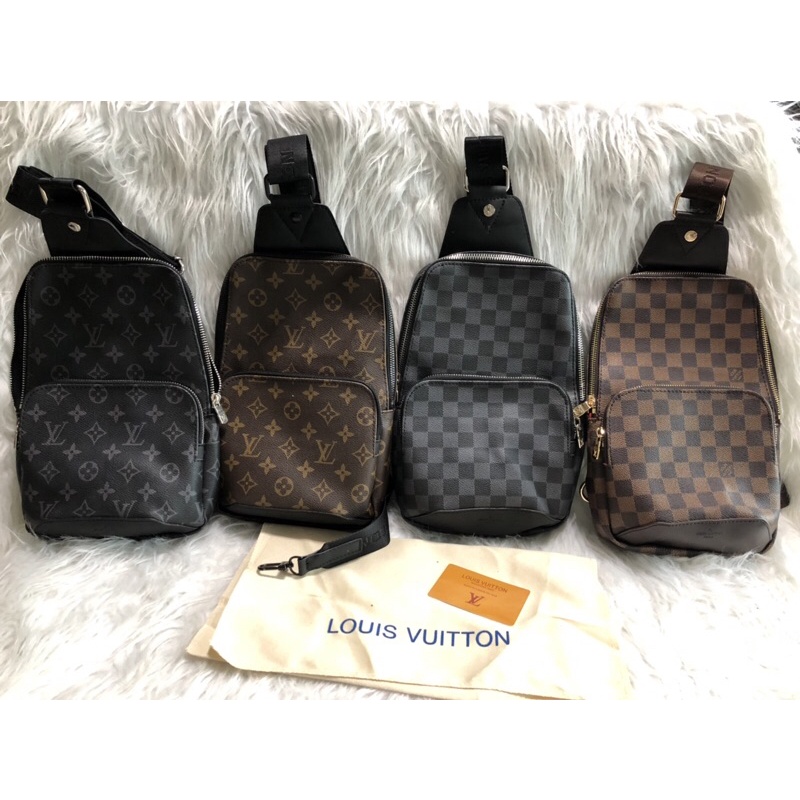 LV men s chest bag leather crossbody bag Shopee Philippines