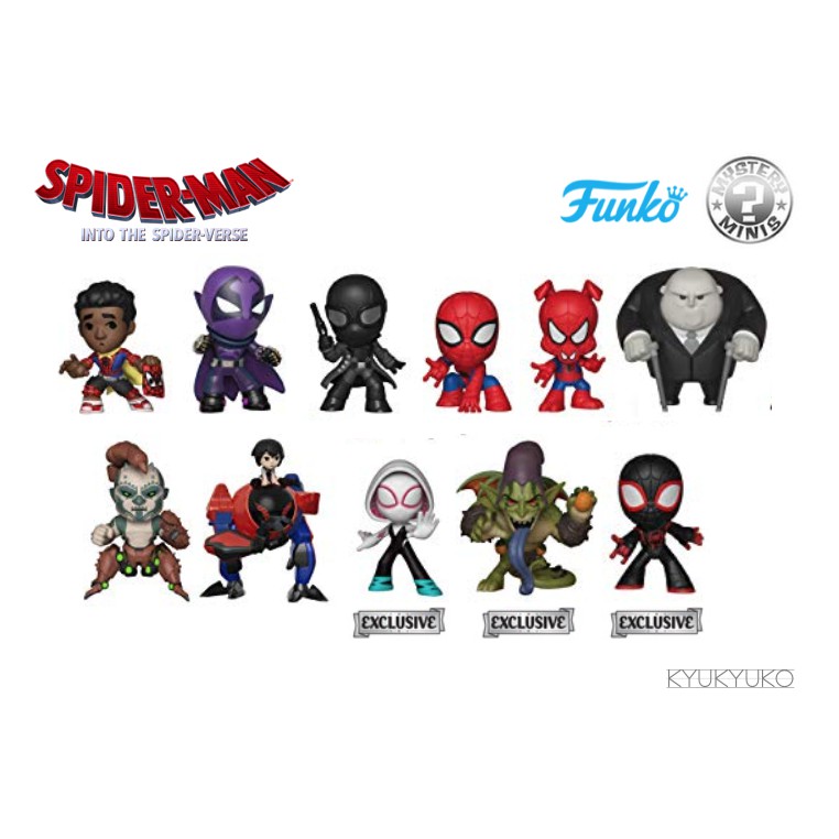 Into the spider verse mystery clearance minis