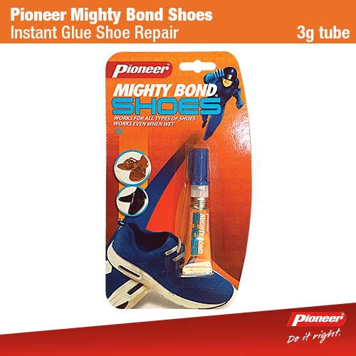 PIONEER Mighty Bond Shoes 3G Shoe Glue Instant Glue Shoe Repair Liquid —  Buildmate