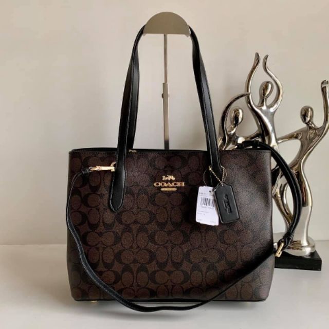 Coach signature clearance avenue carryall