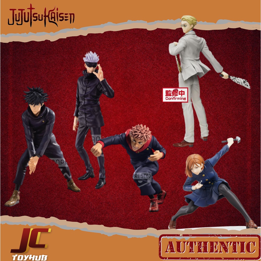 Hey, just got these Banpresto Maximatic figures and would like to know if  there any Nobara/Gojo figures that are around the same scale to pair with  these two? : r/JuJutsuKaisen