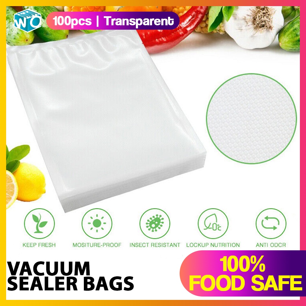 100pcs/lot small Vacuum Sealing Packing Bags Good Quality Food