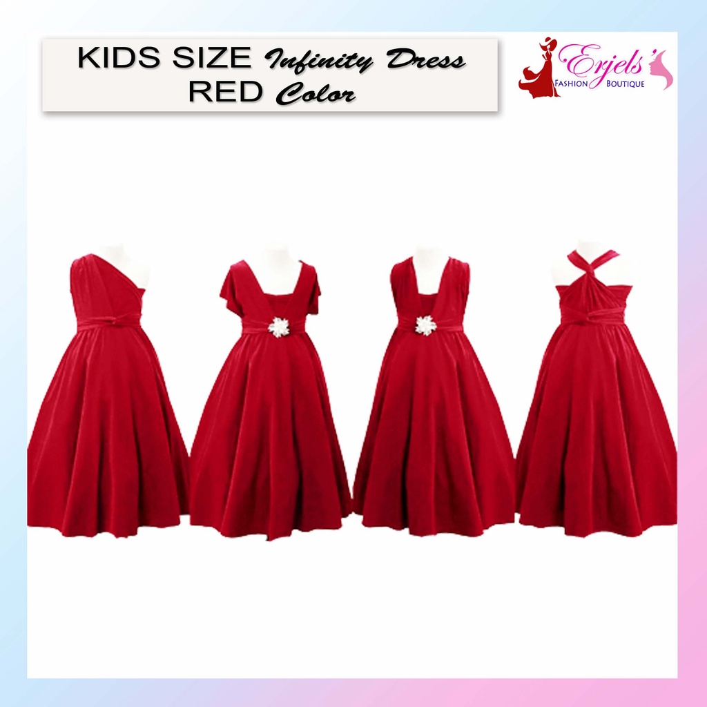 Infinity dress outlet color red