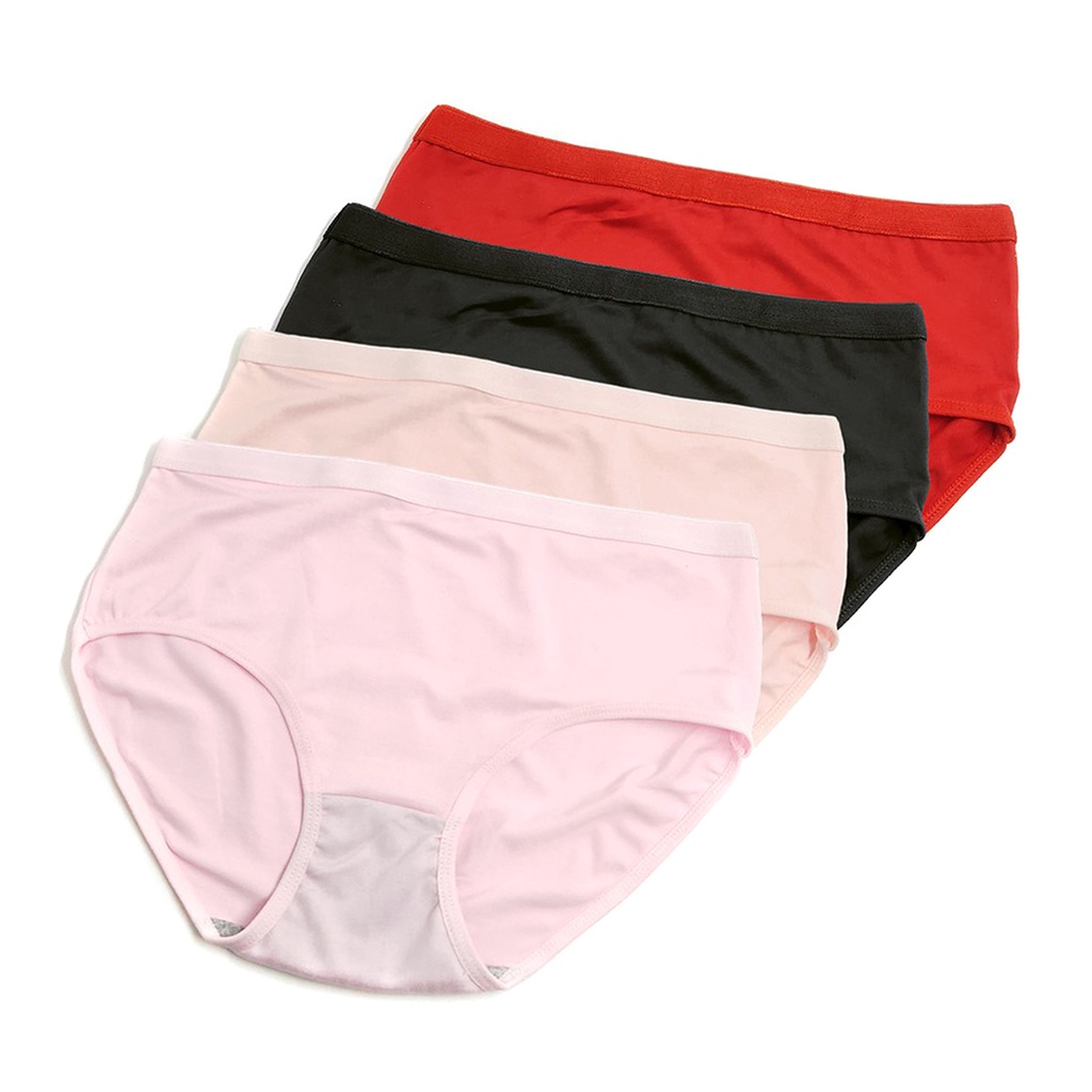 ABMA 12 Pcs Women Plus Size Panties Ladies Underwear Big size Women Panty