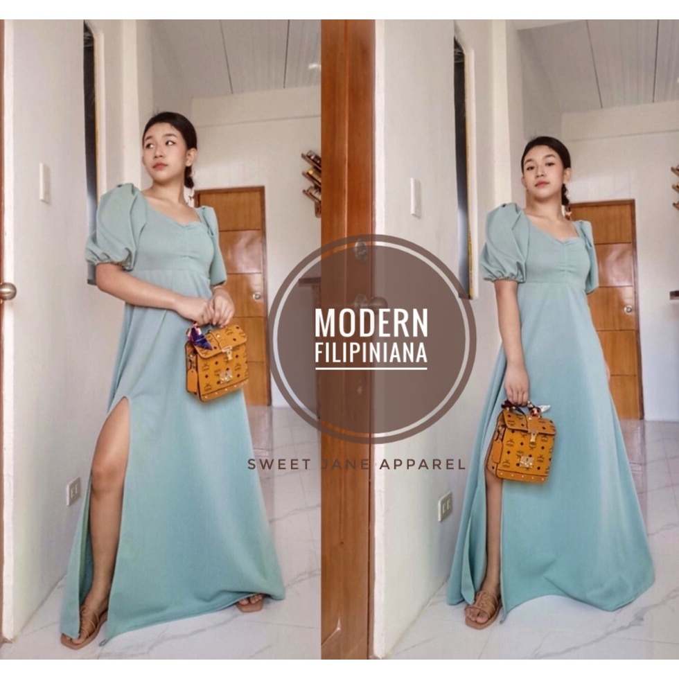 Modern filipiniana outlet shopee