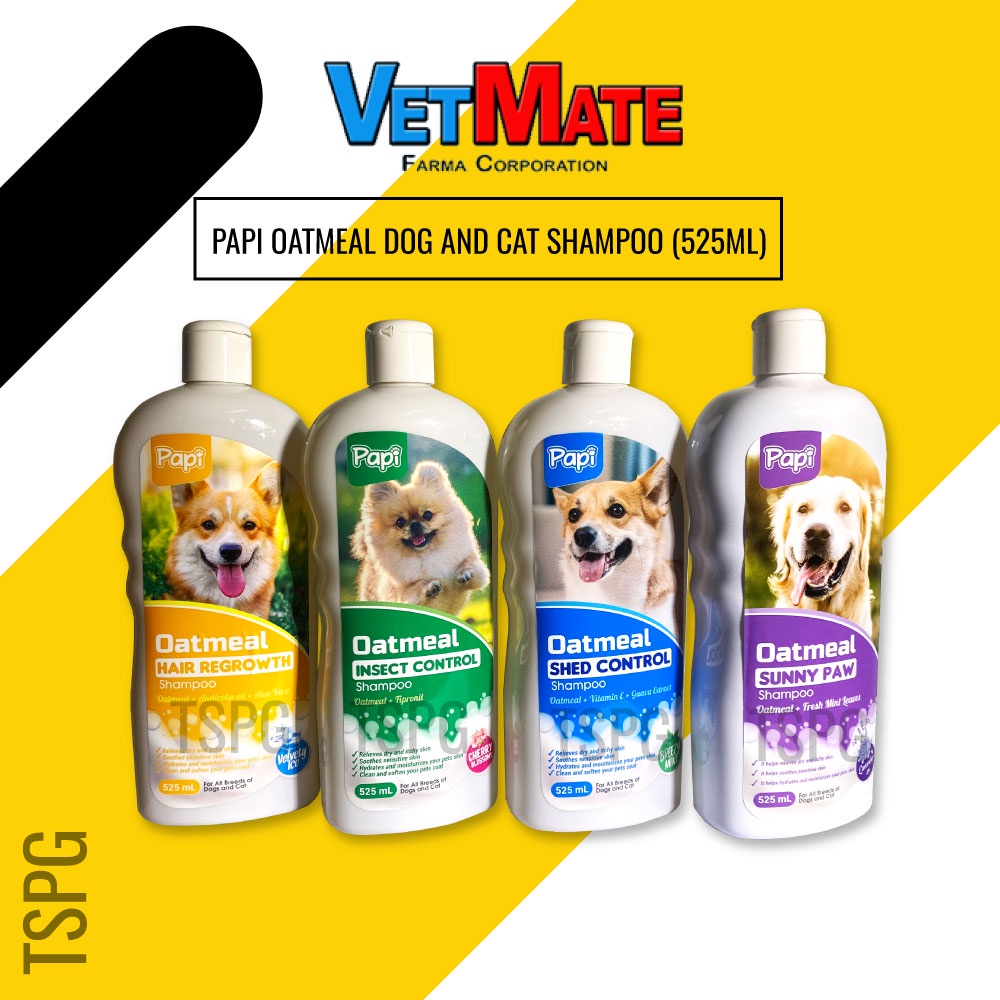 Oatmeal dog shampoo sales for hair growth