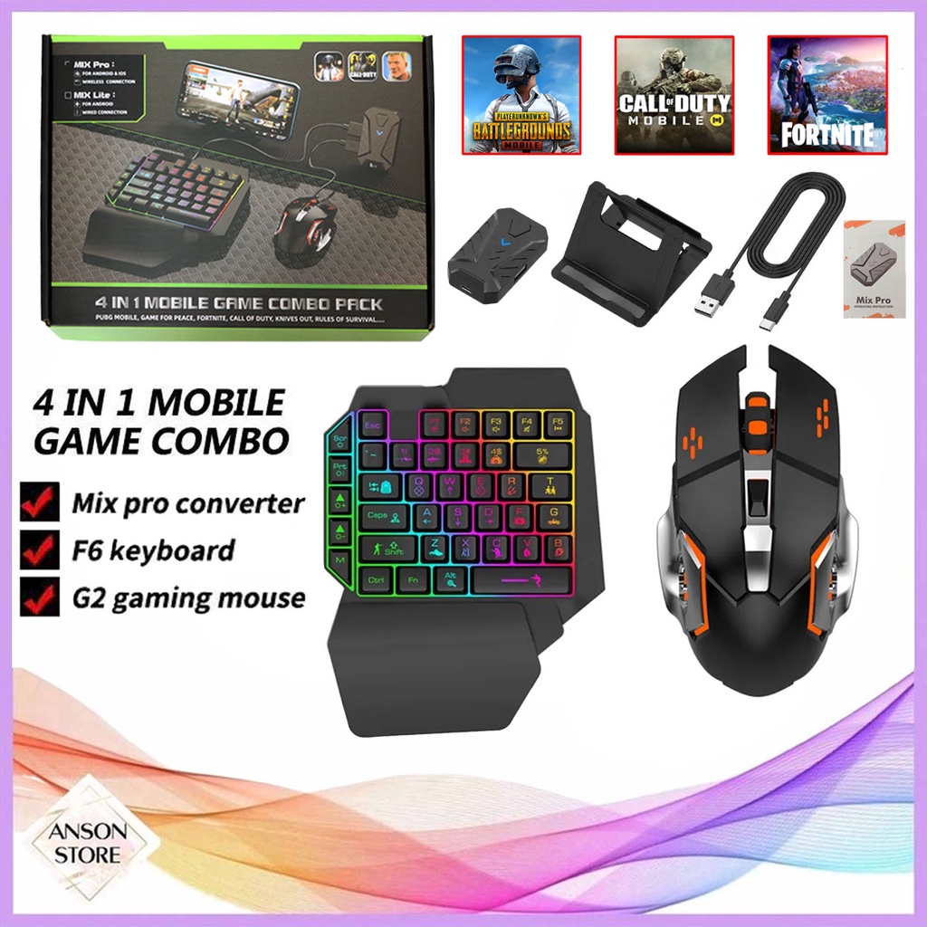 Mouse Keyboard Converter Pubg Gaming Professional Accessories